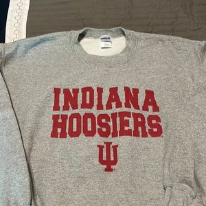 Indiana Hoosiers sweatshirt.